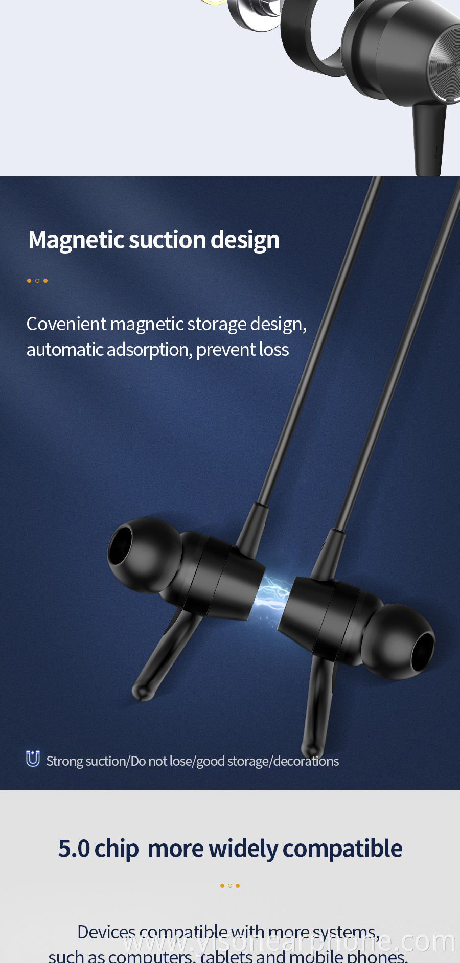 2019 Yison E14 Wireless Communication and In-Ear Style Wireless Earphone